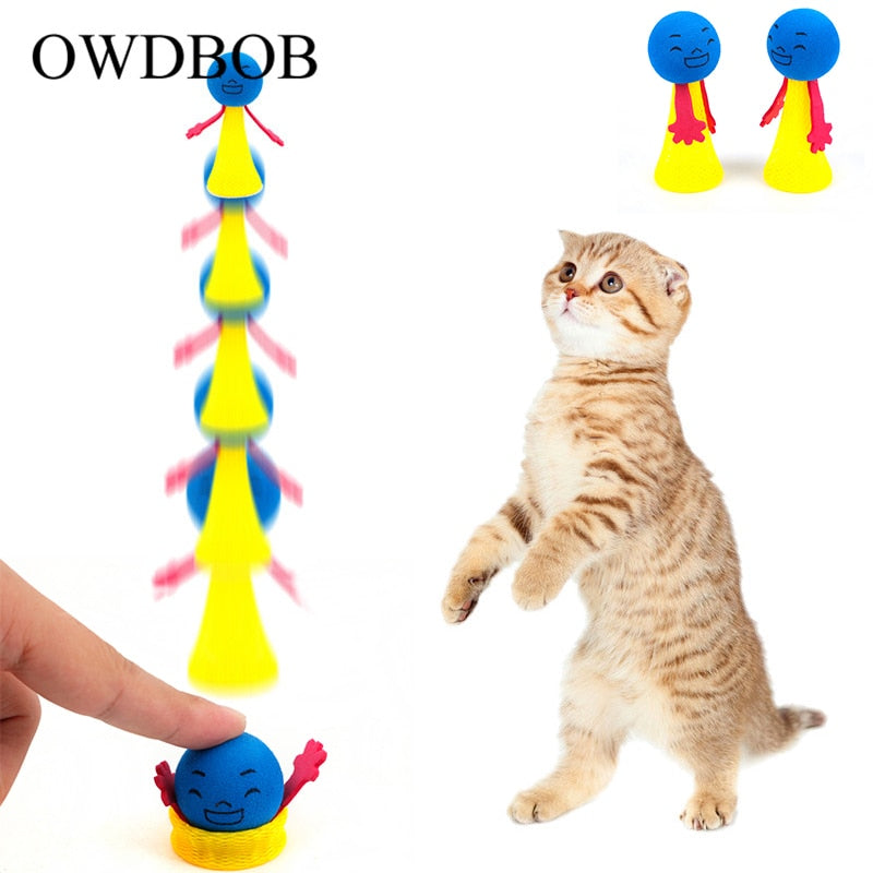 Funny Jumping Cat Toy Pet Cat Bouncing Toy
