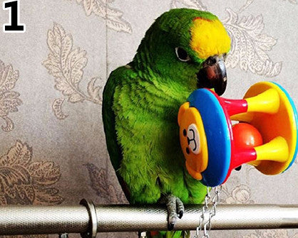 Bird Plastic Chew Ball Chain Cage Toy