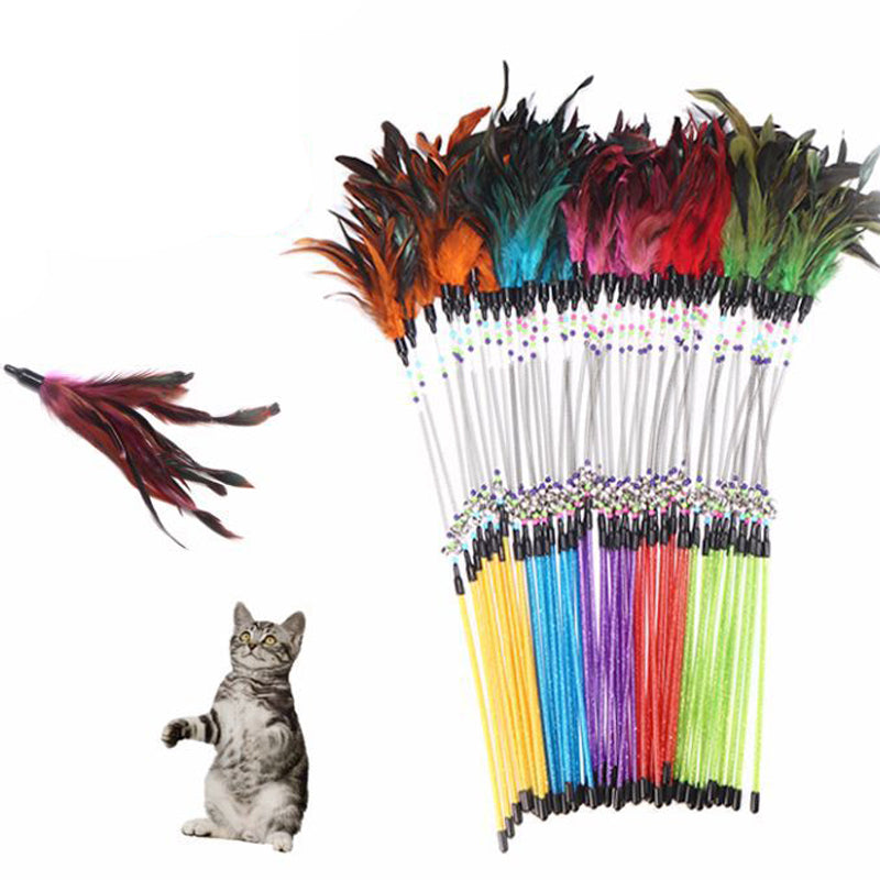 Colorful Feather Cat Toys