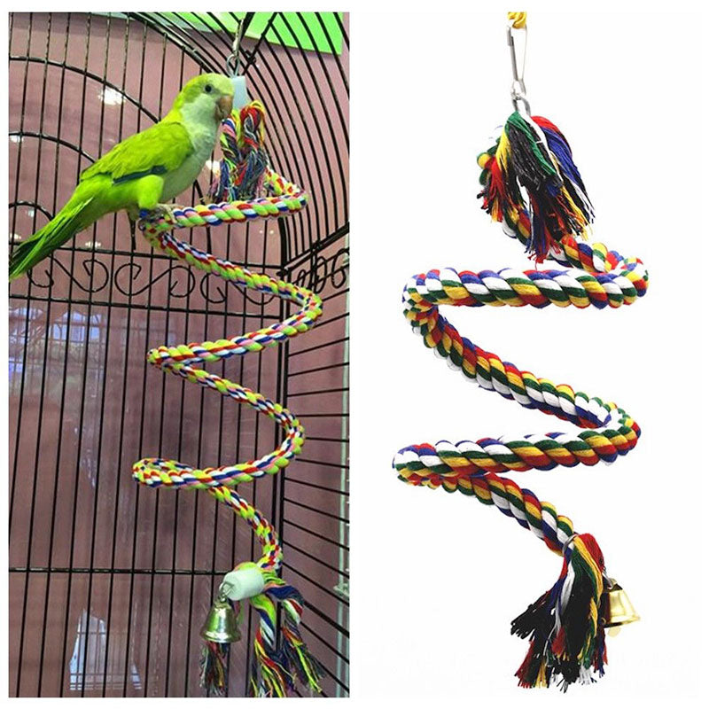 Bird Parrot Rope Toy