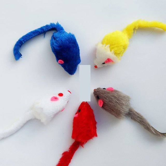 Plastic Colorful Cat Toys