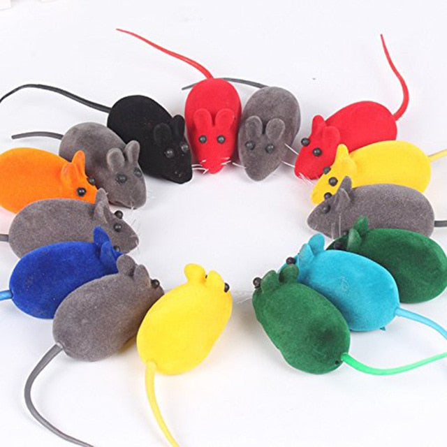 Plastic Colorful Cat Toys