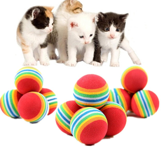 Rainbow Ball Cat Toy